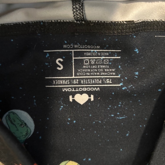 WOD Bottom dinosaur rocket workout shorts - Picture 3 of 3